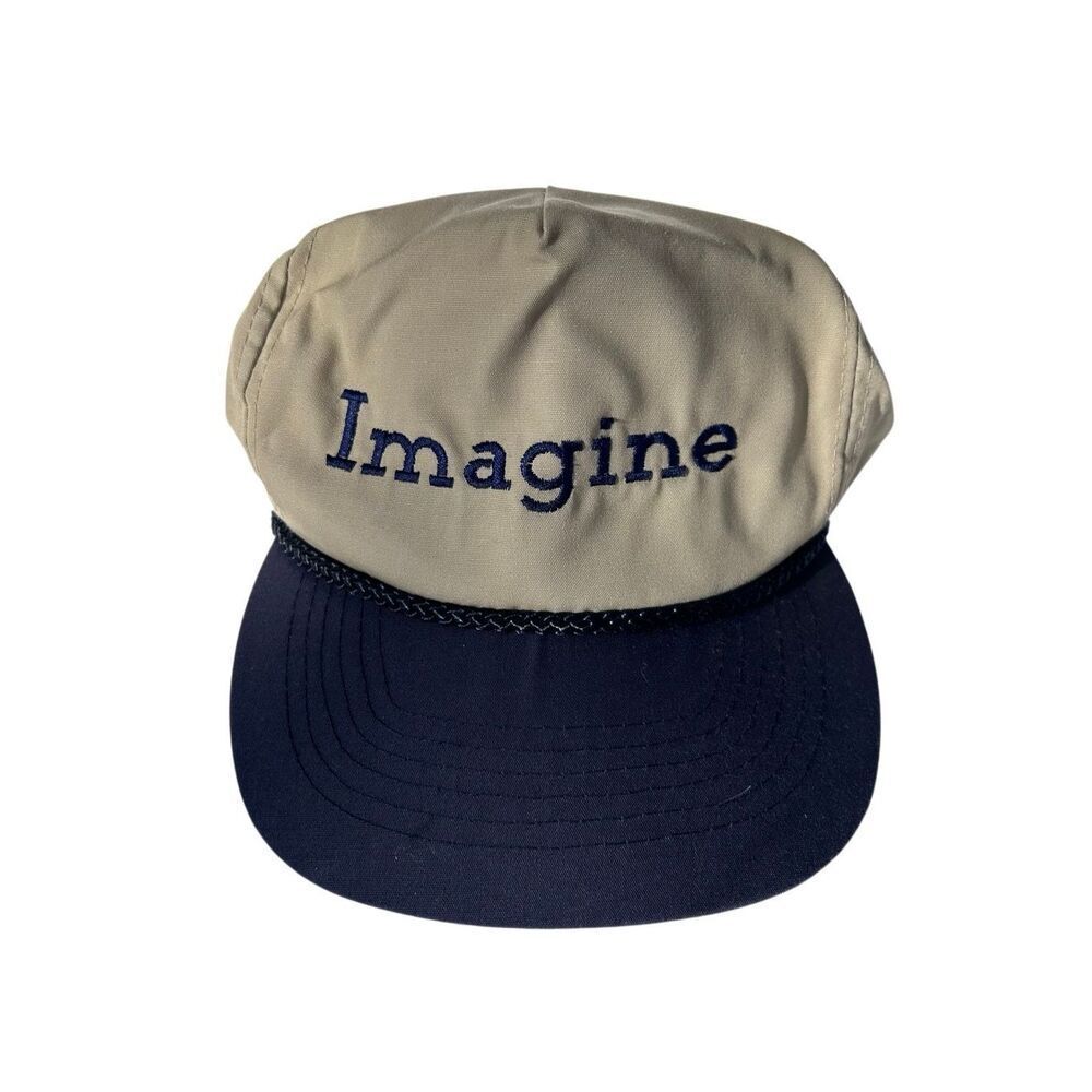 IMAGINE Corded Hat Tan and Navy OTTO